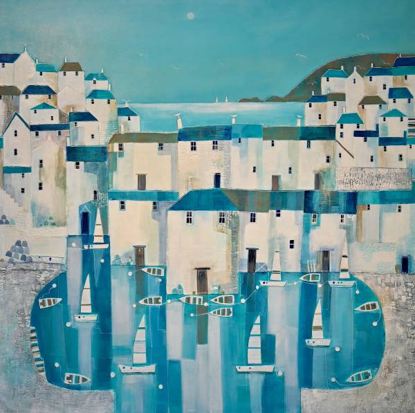 - Mixed Media on Canvas, Painting by Julie Adlard, measuring 100 x 100 cm (H x W) framed at 110 x 110 cm £2100